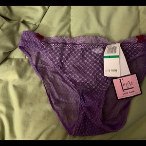 Felina purple lace panty size L
